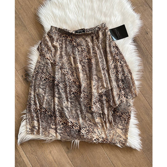 Rampage | Skirts | Nwt Rampage Snake Skin Tiered Pull Up Skirt Size S ...